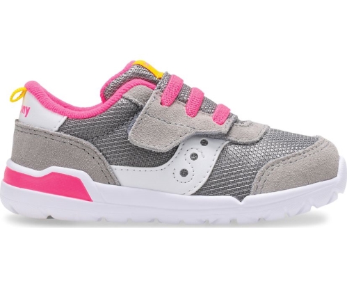 Tenis Saucony Jazz Riff Niños Zapatos Originales Gris / Fuchsia México MX-381-OX